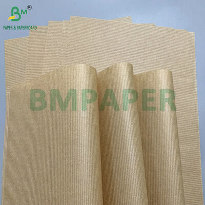 Heavy Duty 24” x 200’ Roll 70gsm 80gsm Striped Kraft Paper for Wrapping Flowers Shipping Protective Packaging
