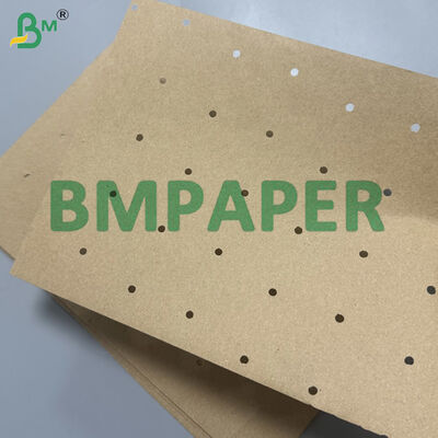 90 นิ้ว 72 นิ้ว perforated Brown Kraft กระดาษม้วน 80, ความยาวตามสั่ง, หลุมกลม