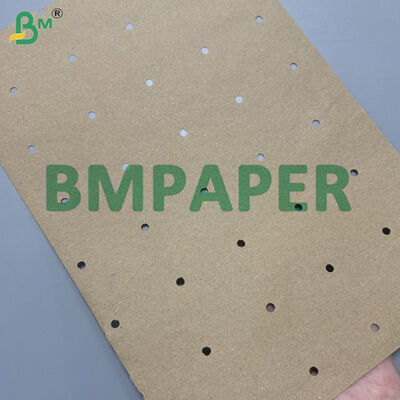 90 นิ้ว 72 นิ้ว perforated Brown Kraft กระดาษม้วน 80, ความยาวตามสั่ง, หลุมกลม