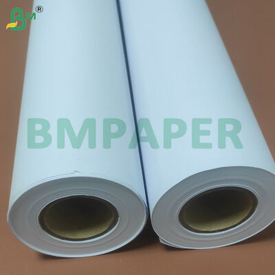 กระดาษโรลสำหรับเครื่องพล็อตเตอร์ 80gsm ขนาดใหญ่ 1.7*100ม. ต่อม้วน