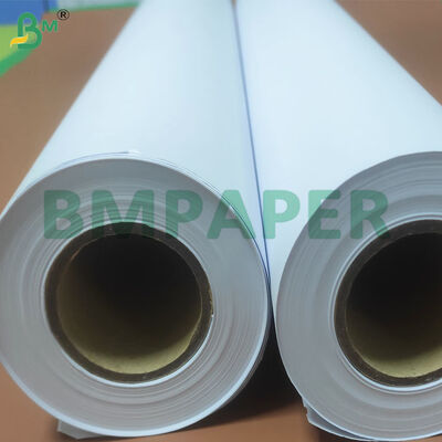 กระดาษโรลสำหรับเครื่องพล็อตเตอร์ 80gsm ขนาดใหญ่ 1.7*100ม. ต่อม้วน