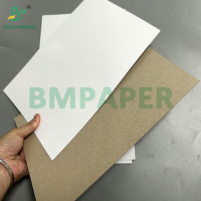 250 กรัม 300 กรัม กระดาษดินเคลือบ Duplex Board สีเทา หลังสําหรับแพคเกจ 27.25x28 นิ้ว