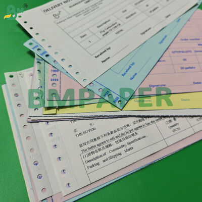 75g CB CFB CF 3 Ply NCR Continuous Carbonless Printing Paper For Delivery Note A4