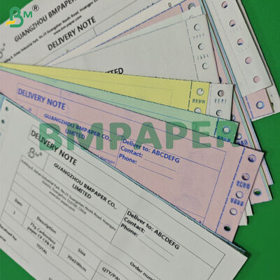75g CB CFB CF 3 Ply NCR Continuous Carbonless Printing Paper For Delivery Note A4