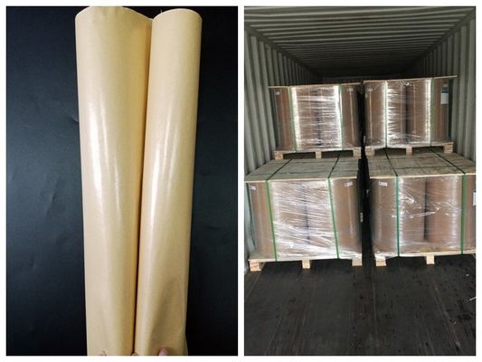 PE ด้านหนึ่งม้วนกระดาษเกรดอาหารเคลือบสำหรับกล่องอาหารกลางวัน FSC และ FDA รับรอง