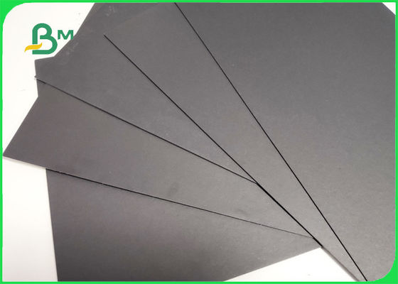 FSC SGS FDA ได้รับการรับรองกระดาษแข็งสีดำขนาด 400 แกรมขนาด 350 แกรมสำหรับโน๊ตบุ๊ค