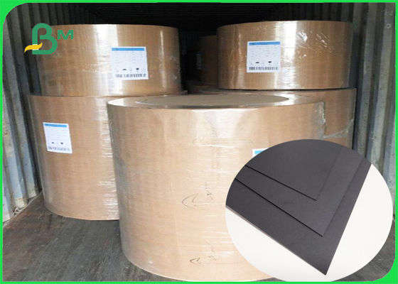 FSC SGS FDA ได้รับการรับรองกระดาษแข็งสีดำขนาด 400 แกรมขนาด 350 แกรมสำหรับโน๊ตบุ๊ค