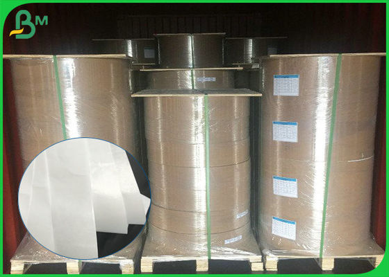 Super Glossy 40gsm 60gsm + 10g PE กระดาษเคลือบด้วย FSC ได้รับการอนุมัติสำหรับแพคเกจ