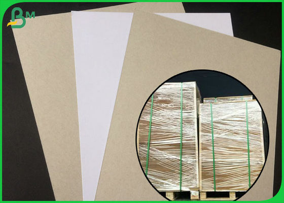 FSC ได้รับการรับรองเพล็กซ์เคลือบบอร์ดสีขาวด้านด้วยสีเทากลับในบรรจุม้วนขนาดใหญ่