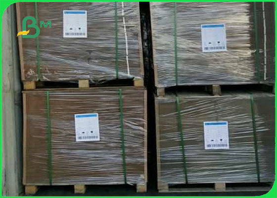 FSC อนุมัติเพล็กซ์เคลือบบอร์ด 100% เศษกระดาษเยื่อกระดาษน้ำหนัก 350 กรัม Couche กระดาษสีเทากลับสีขาว