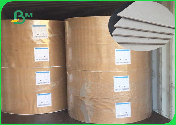 Chipboard เยื่อกระดาษรีไซเคิล 800GSM Uncoated Grey ทั้งหมดด้วย FSC สำหรับปก Binder