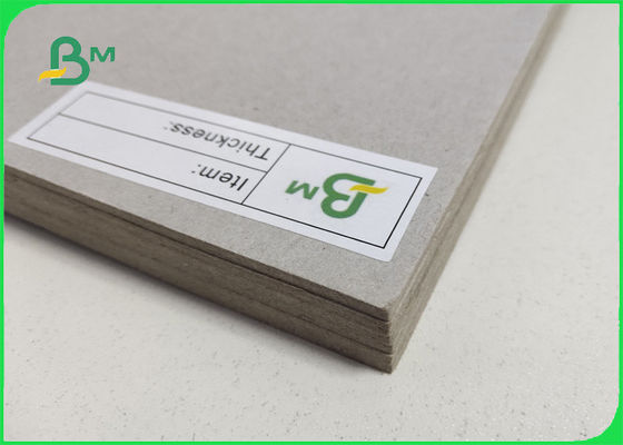 FSC 1 มม. - 2 มม. ความหนาสีเทาเรียบความหนาของ Chipboard กำหนดเอง 70 * 100 ซม