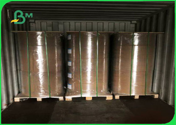 ได้รับการรับรอง FSC 30 - 50GSM MG MF White Craft Paper หนึ่งด้านเคลือบและเคลือบเงา