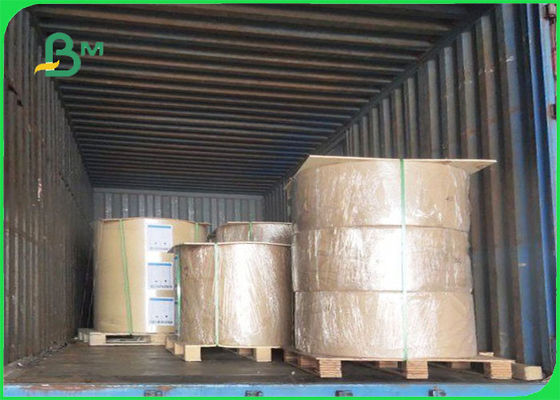 กระดาษคราฟท์ด้านข้างที่ผ่านการรับรองของ FSC ในแผ่นด้านเดียวสีขาว 32 × 40 ''