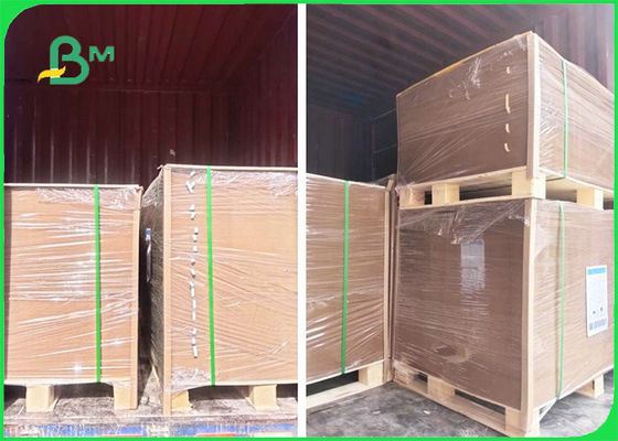 125gsm - 400gsm FSC กระดาษคราฟท์ Liner สีน้ำตาลบริสุทธิ์ที่ได้รับการรับรองสำหรับถุงกระดาษ