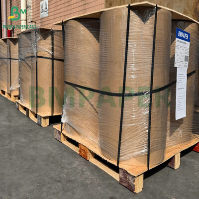 80 กรัม 90 กรัม กระดาษไครฟอฟต์สีน้ําตาลไม่เคลือบ สําหรับกระเป๋าบรรจุอาหาร 1000 มม 1100 มม