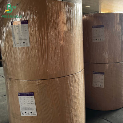 กระดาษขาวไม่เคลือบ 40GSM ม้วน 840 มม. สำหรับบรรจุภัณฑ์รองเท้าและสิ่งทอ