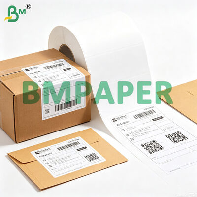 กระดาษหน้าเทอร์มอลแบบตรง 70 แกรม สำหรับใบปะหน้าพัสดุขนส่งด่วน เกรด ECO และ TOP